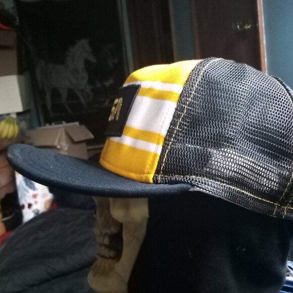 Deadstock Vintage AJD NASA Patch Snap Trucker Hat Cap - Picture 2 of 6